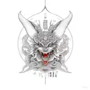 Wine Bottle tattoo design idea