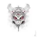 Wine Bottle tattoo design idea