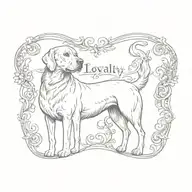 loyalty tattoo design idea