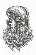 alien tattoo design idea