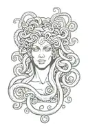 medusa tattoo design idea