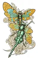 dragonfly tattoo design idea