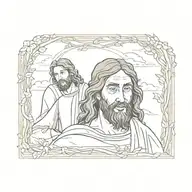 jesus tattoo design idea