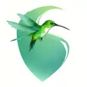 hummingbird tattoo design idea