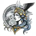 isis goddess tattoo design idea