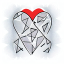 Heart tattoo design idea