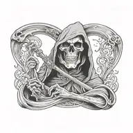 grim-reaper tattoo design idea