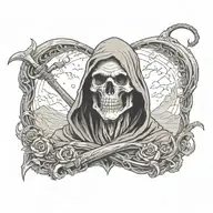 grim-reaper tattoo design idea