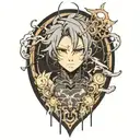 blackout tattoo design idea