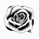 Rose tattoo design idea