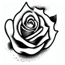 Rose tattoo design idea