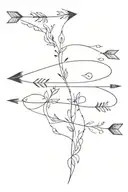 arrow tattoo design idea