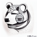 Cubism Picasso Bear tattoo design idea