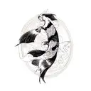 Koi Fish tattoo design idea