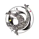 Koi Fish tattoo design idea