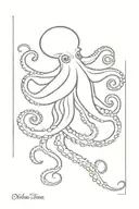 octopus tattoo design idea