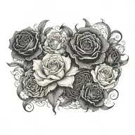 blackout tattoo design idea