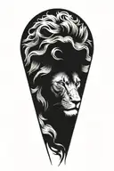 lion tattoo design idea