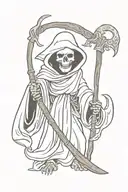 grim-reaper tattoo design idea