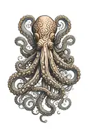 octopus tattoo design idea