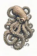 octopus tattoo design idea