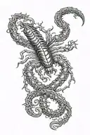 scorpio tattoo design idea