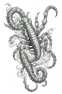 scorpio tattoo design idea