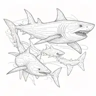 shark tattoo design idea