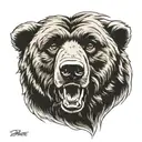 Chicago bears  tattoo design idea