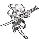 Sword tattoo design idea