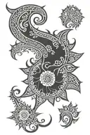 henna tattoo design idea