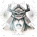 Samurai tattoo design idea