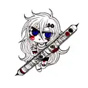 Evil Eye tattoo design idea