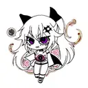 Evil Eye tattoo design idea