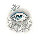 Evil Eye tattoo design idea