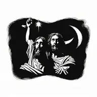 jesus tattoo design idea