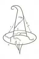 witchy tattoo design idea