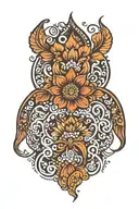 henna tattoo design idea