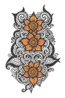 henna tattoo design idea