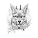 Forrest tattoo design idea