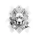 Forrest tattoo design idea