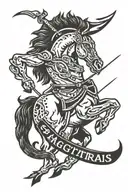 sagittarius tattoo design idea