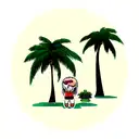 Palm Tree tattoo design idea