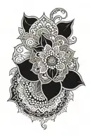 henna tattoo design idea