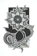 henna tattoo design idea