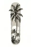 palm-tree tattoo design idea
