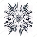 Pineapple tattoo design idea