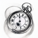 Pocket Watch tattoo design idea