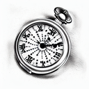 Pocket Watch tattoo design idea