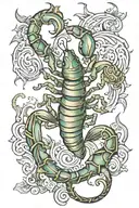 scorpio tattoo design idea